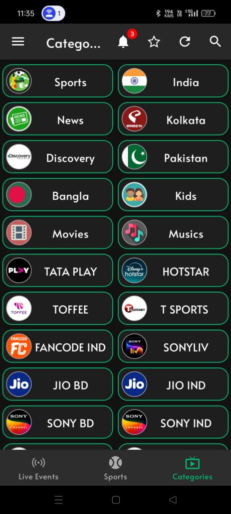 cricfy tv app