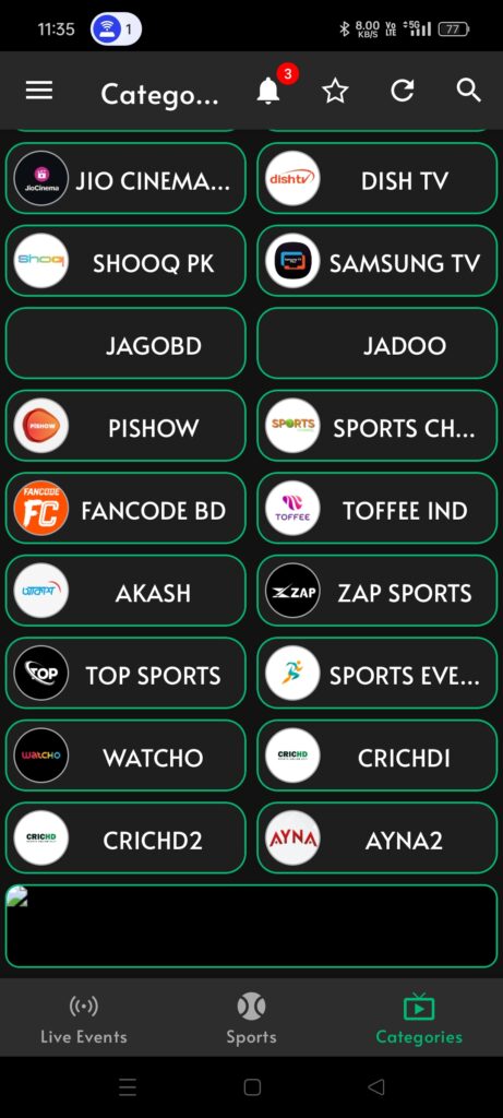 cricfy tv app